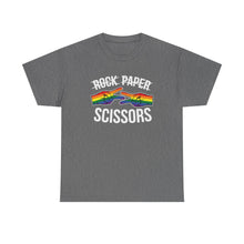 Load image into Gallery viewer, Rock Paper Scissors Funny Lesbian Gay Pride T-Shirt ALL SIZES S-5XL
