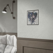 Load image into Gallery viewer, Wolf &amp; Woman Art Poster — "You Don't Find Them By Accident" Inspirational Wall Art
