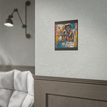 Load image into Gallery viewer, They Fight Not Because They Want To Rolled Poster — Emotional Struggle Modern Art Print
