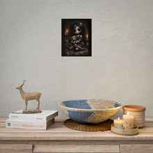 Load image into Gallery viewer, Creepy Gothic Doll Poster — Dark Horror Art Rolled Print
