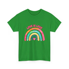 Load image into Gallery viewer, Love is Love Rainbow T- Shirt - ALL Sizes - S - 5XL
