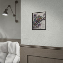Load image into Gallery viewer, Chameleon Art Poster — "Weird Isn't a Weakness" Inspirational Rolled Poster
