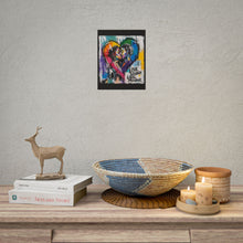 Load image into Gallery viewer, "Love Louder Live Prouder" Pride Wall Art | LGBTQ+ Romance Print
