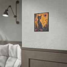 Load image into Gallery viewer, You Own Your Story, Make It Legendary – Inspirational Black Cat Wall Art
