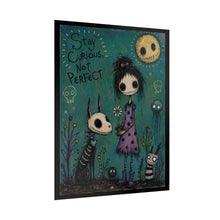 Load image into Gallery viewer, Curious Creatures Under the Moon — Whimsical Goth Print

