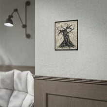 Load image into Gallery viewer, Spooky Haunted Tree Poster – Goth Horror Wall Art (Rolled)
