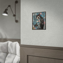 Load image into Gallery viewer, The Bravest Souls Feel the Deepest Things Rolled Poster — Gothic Whimsical Cat Fantasy Wall Art
