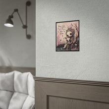 Load image into Gallery viewer, Rolled Poster — "Stay Soft in a World That Tries to Make You Hard" Cute Goth Art Print

