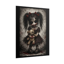 Load image into Gallery viewer, Creepy Gothic Doll Poster – Dark Horror Art Rolled Poster
