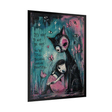 Load image into Gallery viewer, Rolled Poster — "It's Okay to Not Be Okay" Emotional Support Art Print
