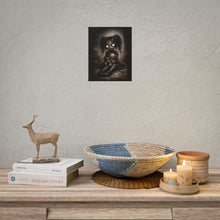 Load image into Gallery viewer, Creepy Gothic Doll Poster — Dark Horror Rolled Art Print (Halloween Decor)
