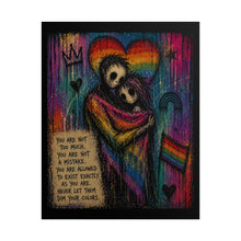 Load image into Gallery viewer, "Never Let Them Dim Your Colors" Art | Gothic Embrace Crown Poster
