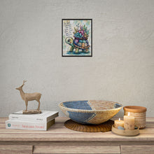 Load image into Gallery viewer, Rolled Poster — Cute Succulent Turtle Print with Inspirational Quote (“You Are Stronger Than You Think…”)
