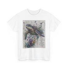 Load image into Gallery viewer, Sea Turtle Art Tee — Inspirational Ocean Wildlife Graphic Shirt
