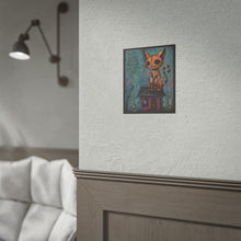 Load image into Gallery viewer, Life’s Little Chaos Makes the Best Stories Rolled Poster — Dark Cute Cat House Wall Decor
