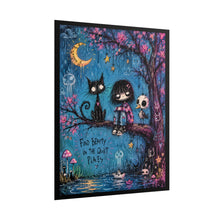 Load image into Gallery viewer, Rolled Poster - 'Find Beauty in the Quiet Places' Gothic Cute Art Print
