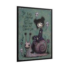 Load image into Gallery viewer, Collect Nights Not Things Rolled Poster — Gothic Whimsical Haunted Fantasy Wall Art
