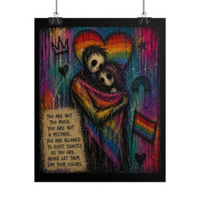 Load image into Gallery viewer, "Never Let Them Dim Your Colors" Art | Gothic Embrace Crown Poster
