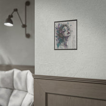 Load image into Gallery viewer, Rolled Poster — Moody Girl Portrait with Quote: “I’m Not Falling Apart…”
