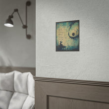 Load image into Gallery viewer, Forgive Yourself Inspirational Art Poster — Surreal Blue Wall Print
