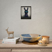 Load image into Gallery viewer, Creepy Cute Bunny Poster – "Every Day Is A Chance To Start Anew" Rolled Art Print
