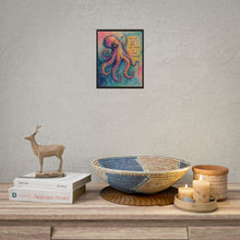 Load image into Gallery viewer, Impressionist Rainbow Octopus Art Print – "You Don't Have To Have It All Figured Out To Move Forward" Quote Wall Decor
