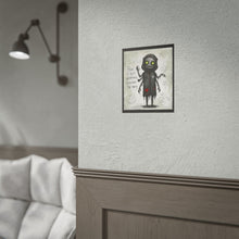 Load image into Gallery viewer, Creepy Cute Horror Poster – “Pain Is Just Weakness Leaving The Body” Rolled Art Print

