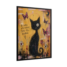 Load image into Gallery viewer, Even in the Darkest Places, You Can Choose to Bloom – Inspirational Panda Wall Art
