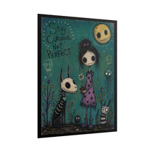 Load image into Gallery viewer, Curious Creatures Under the Moon — Whimsical Goth Print
