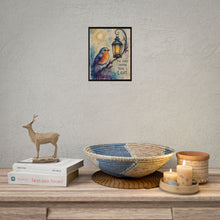 Load image into Gallery viewer, For Every Shadow There Is Light Rolled Poster — Whimsical Inspirational Bird Wall Art
