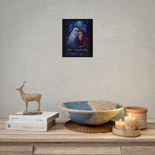 Load image into Gallery viewer, Rolled Poster — "Love Is Otherworldly" Ghost &amp; Fox Fantasy Art Print
