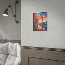 Load image into Gallery viewer, Vibrant Eiffel Tower Sunset Poster - Romantic Paris Cityscape Wall Decor
