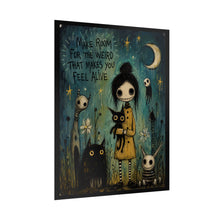 Load image into Gallery viewer, Rolled Poster — "Make Room for the Weird" Gothic Cute Art Print
