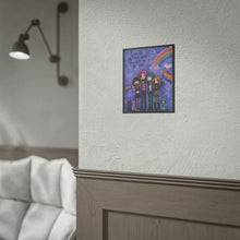 Load image into Gallery viewer, "Life Is Better" Pride Art | Whimsical Rainbow &amp; Trans Heart Poster
