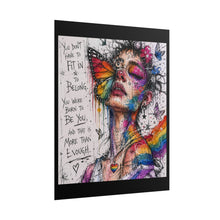 Load image into Gallery viewer, "Born To Be You" Pride Wall Art | LGBTQ+ Self-Acceptance Print
