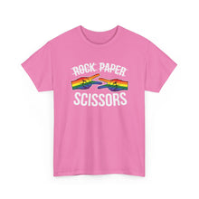 Load image into Gallery viewer, Rock Paper Scissors Funny Lesbian Gay Pride T-Shirt ALL SIZES S-5XL
