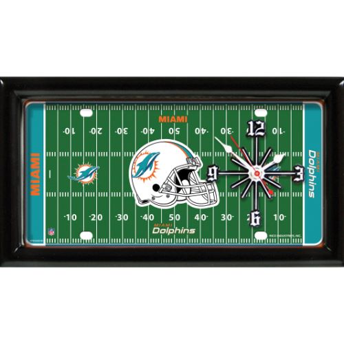 MIAMI DOLPHINS FIELD CLOCK