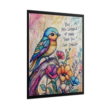 Load image into Gallery viewer, Inspirational Bird Art Poster — "You Are Capable of More Than You Can Imagine"
