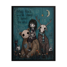 Load image into Gallery viewer, The Forest Keeps Strange Company — Gothic Storybook Poster
