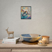 Load image into Gallery viewer, Sea Turtle Poster — "Keep Swimming Toward Your Brighter Days" Inspirational Rolled Art Print
