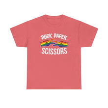 Load image into Gallery viewer, Rock Paper Scissors Funny Lesbian Gay Pride T-Shirt ALL SIZES S-5XL
