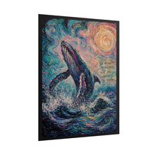 Load image into Gallery viewer, "Remember What You Choose To Feel" Whale Wall Art | Starry Sky Print
