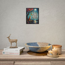 Load image into Gallery viewer, "Take the First Step" Fox Art Print - Inspirational Forest Path Wall Decor
