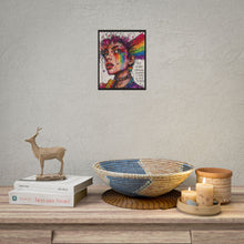 Load image into Gallery viewer, "Place In Your Journey" Pride Art | Fine Line Sketch Studded Choker Poster
