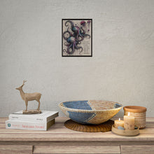 Load image into Gallery viewer, Octopus Art Poster – "Love Isn’t a Piece of Pie to Split" Rolled Wall Art
