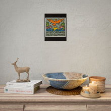 Load image into Gallery viewer, Rolled Poster — "Keep Growing Keep Glowing" Vibrant Motivational Art Print
