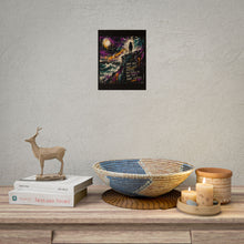 Load image into Gallery viewer, Inspirational Art Poster - "Dark Days Don't Last Forever, But People Do" Motivational Wall Art
