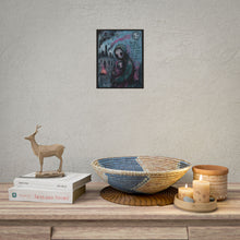 Load image into Gallery viewer, Rolled Poster — Dark Street Art Print: “We All Fight to Stay Alive”
