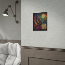 Load image into Gallery viewer, Owl Art Poster — "Their Silence Speaks Louder" Inspirational Rolled Poster
