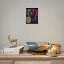 Load image into Gallery viewer, Rolled Poster – Inspirational Broken Heart Art Print with Quote: “Some days it feels like I’m made of broken pieces…”
